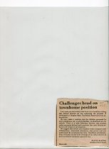 Challenges Head On Townhome Position